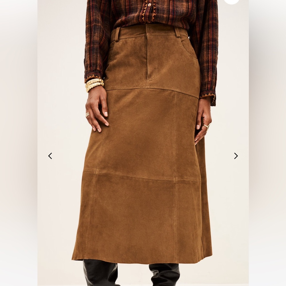 BA&SH suede skirt new with tags size 38